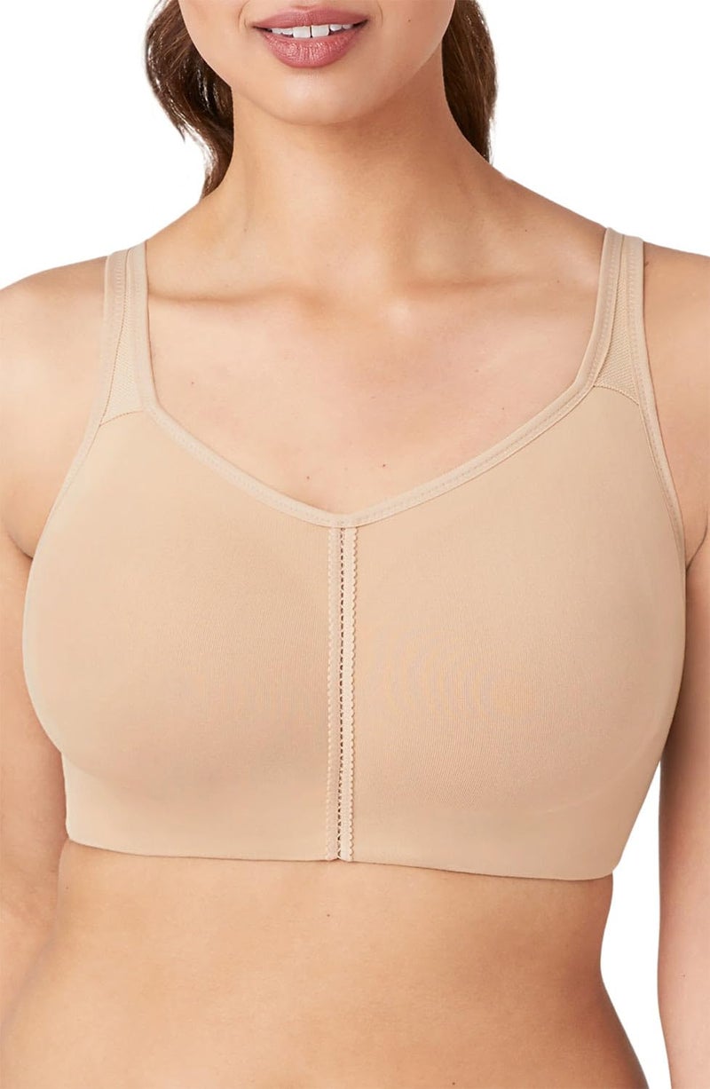 Wacoal Women's Casual Beauty Soft Cup Bra, Toast, 38DDD - Image 4